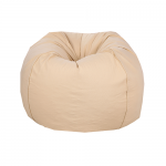 Beige Organic Cotton Bean Bag Cover