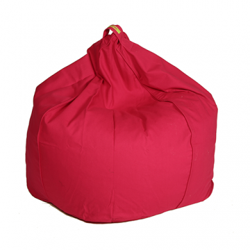 Red Organic Cotton Bean Bag Cover