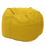 Yellow Organic Cotton Bean Bag Cover