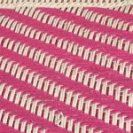 Pink and White Cotton Dori Knitted Charpai