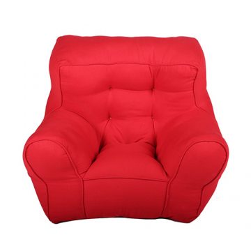 Red Organic Cotton Kid's Sofa