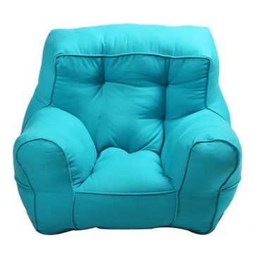 Sky Blue Organic Cotton Kid's Sofa