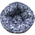 Multi Color Hand Quilted Organic Cotton Lap Pouf