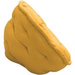 Mustard Yellow Organic Cotton Solid Lap Pouf