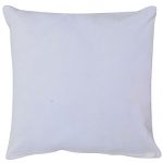 Set of 3 White Embroidered Suede Cushion Cover
