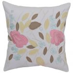 Set of 3 Embroidered Cotton Cushion Cover