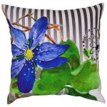 Set of 3 Cotton Machine Embroidered Velvet Grey Color Cushion Cover