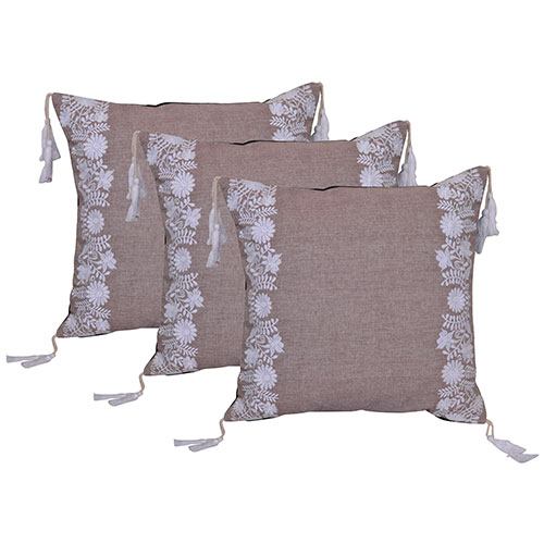 Set of 3 Multi Color Cotton Cushion Cover