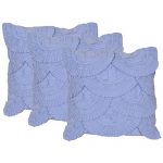 Set of 3 Cotton Contemporary Cushion Cover