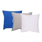 Set of 3 Digital Printed & Embroidered Cushion covers