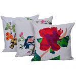 Set of 3 Cotton Printed Cushion Cover