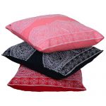 Set of 3 Mix match Multi Color Cotton Cushion Cover Combo