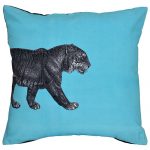 Set of 3 Cotton digital Tiger Printed cushion cover