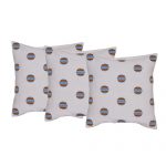 Set of 3 Cotton Embroidered Printed Cushion Cover