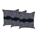 Set of 3 Cotton Embroidered Cushion Cover