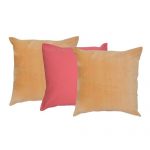 Set of 3 Multi Color Velvet Printed Cushion Cover