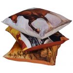 Set of 3 Cotton Multi Color Cushion Cover