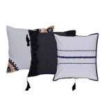 Set of 3 Cotton Multi Color Cushion Cover