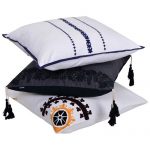 Set of 3 Cotton Multi Color Cushion Cover