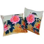 Set of 2 Digital Printed Organic Cotton Cushion Cover