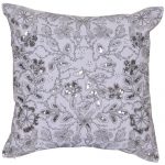 White Set of 2 Organic Cotton Cushion Cover
