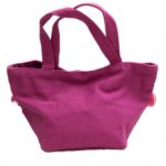 Pink Canvas Small Hand Bag For Women (FUSION)