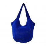 Blue Velvet Party Hand Bag For Women (PARAG1)
