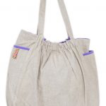 White and Purple Women Tote Bag (NITTY3)