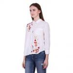 White Embroidered Shirt