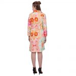 Beautiful Digital Floral Printed Embroidered Short Dress