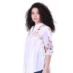 White floral Embroidered Top