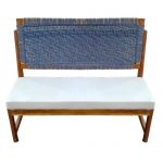 Knitted Cushioned Bench