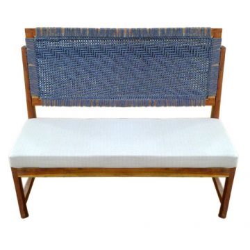 Knitted Cushioned Bench