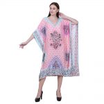 Multicolor Party Wear Printed Silk Kaftan (DRISHTI)