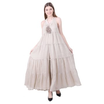 Linen Sleeveless Dress (1) Linen Sleeveless Dress