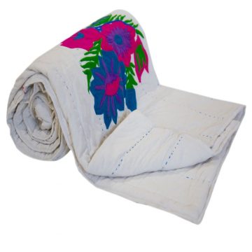 Ari Work Embroidered Cotton Quilt and Comforter