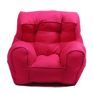 Magenta Organic Cotton Comfu kids Sofa