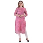 100% pure organic linen dress  with digital floral print