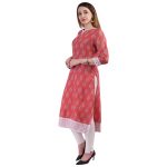 100% pure organic linen kurta  with digital  print