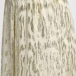 OFF WHITE 100% PURE  GEORGETTE LUREX  KURTA SET