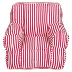 Pink and White striped  Organic Cotton  kids  Sofa