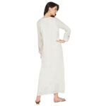 RED EMBROIDERED 100% ORGANIC COTTON FLEX KURTA
