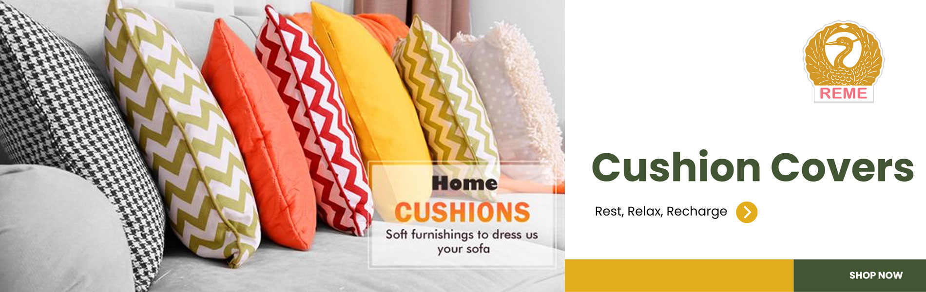 Reme Lifestyle Website Banner (Cushion Covers Collection)